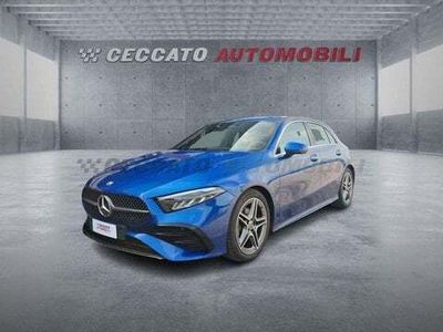 Usata Mercedes A180 AMG Line Premium 116 CV (85 kW) 2024 Blu Berlina