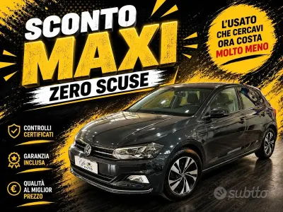 Usata VW Polo Comfortline 95 CV (69 kW) 2021 Grigio Utilitaria