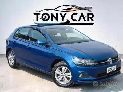 Usata VW Polo 95 CV (69 kW) 2019 Blu/azzurro Utilitaria