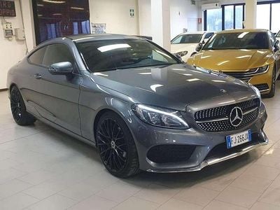 Usata Mercedes C220 Premium Plus 170 CV (125 kW) 2017 Grigio Coupé