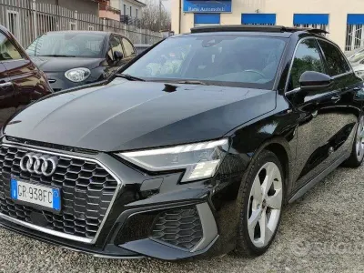Usata Audi A3 150 CV (110 kW) 2024 Nero Berlina