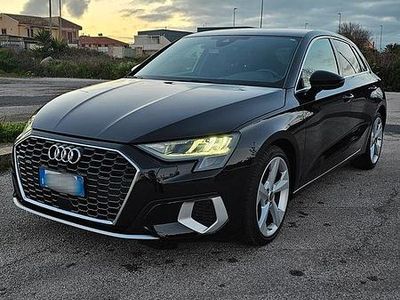 Usata Audi A3 Advanced 150 CV (110 kW) 2021 Nero Berlina