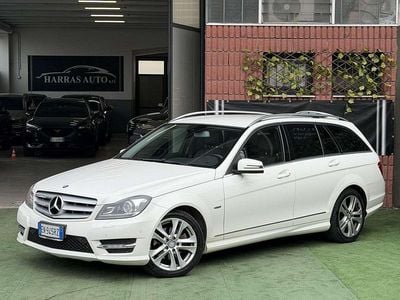 Usata Mercedes C220 Avantgarde 170 CV (125 kW) 2012 Bianco Station wagon