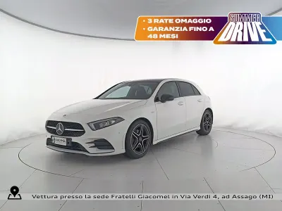 Usata Mercedes A200 Premium 163 CV (119 kW) 2021 Bianco Berlina
