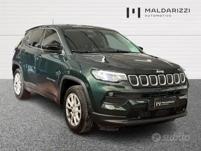 Begagnad Jeep Compass Longitude 131 HK (96 kW) 2022 Grön SUV