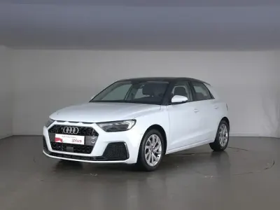 Usata Audi A1 Sportback Advanced 116 CV (85 kW) 2019 Bianco ghiacciaio metallizzato grigio Utilitaria