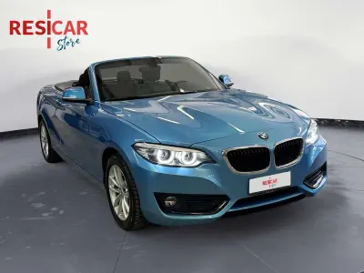 Usata BMW 218 136 CV (100 kW) 2018 Azzurro Cabrio
