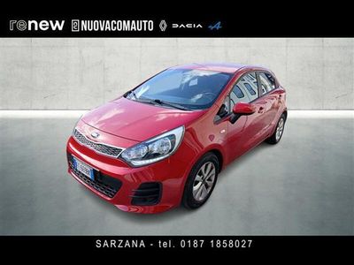 Usata Kia Rio Active 84 CV (61 kW) 2016 Rosso Utilitaria