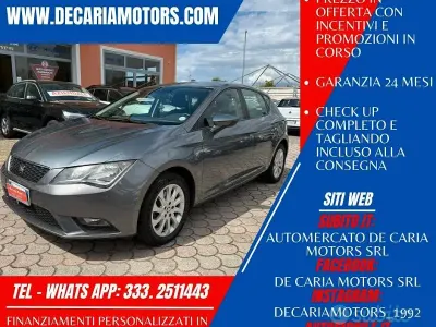 Usata Seat Leon Style 110 CV (80 kW) 2015 Grigio Berlina