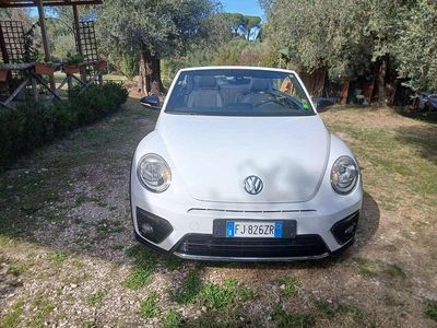 Usata VW Beetle Cabriolet Sportline 150 CV (110 kW) 2017 Bianco Cabrio