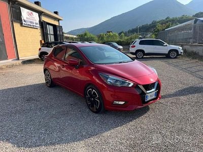 Usata Nissan Micra Tekna 92 CV (67 kW) 2021 Rosso Utilitaria