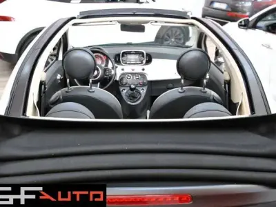 Usata Fiat 500C Lounge 69 CV (50 kW) 2015 Bianco Cabrio