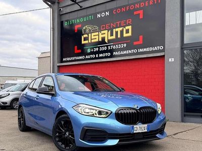Usata BMW 116 Sport Line 116 CV (85 kW) 2020 Blu Utilitaria