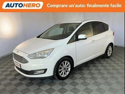 Usata Ford C-MAX Titanium 120 CV (88 kW) 2015 Bianco Monovolume