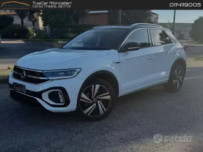 Usata VW T-Roc R-line 150 CV (110 kW) 2022 Bianco SUV