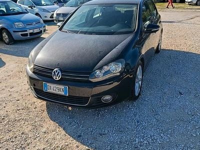 Usata VW Golf VI Highline 122 CV (89 kW) 2009 Nero Utilitaria