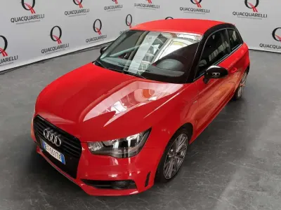 Usata Audi A1 S-Line 90 CV (66 kW) 2014 Rosso Utilitaria