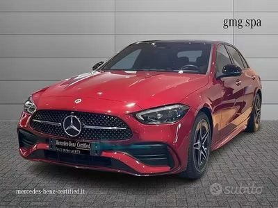 Usata Mercedes C300e Premium 2023 Rosso Berlina