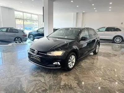 Usata VW Polo Comfortline 95 CV (69 kW) 2019 Nero Utilitaria