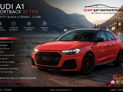 Usata Audi A1 Sportback Ambiente 150 CV (110 kW) 2021 Rosso Utilitaria