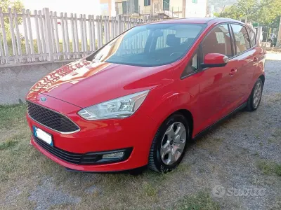 Usata Ford C-MAX 100 CV (73 kW) 2016 Rosso Monovolume