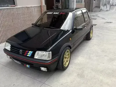 Usata Peugeot 205 GTi 128 CV (94 kW) 1992 Verde Berlina