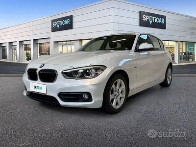 Usata BMW 120 Sport Line 190 CV (139 kW) 2016 Bianco Utilitaria