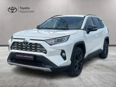 Usata Toyota RAV4 Hybrid Lounge 222 CV (163 kW) 2020 Bianco SUV