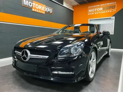 Usata Mercedes SLK250 AMG Line Premium 204 CV (150 kW) 2011 Nero Cabrio