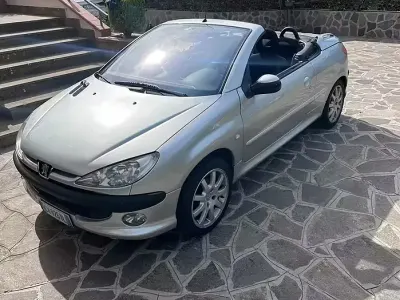 Usata Peugeot 206 CC 109 CV (80 kW) 2003 Grigio Cabrio