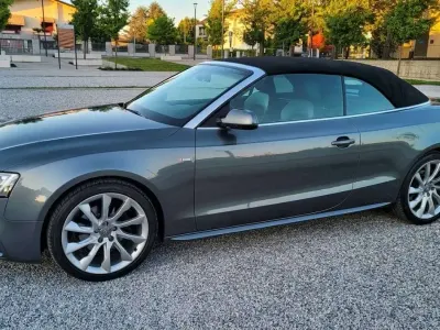 Usata Audi A5 Cabriolet S-Line 177 CV (130 kW) 2014 Grigio Cabrio