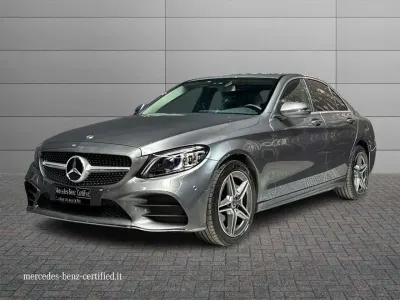 Usata Mercedes C220 Premium 194 CV (142 kW) 2019 Grigio selenite Berlina