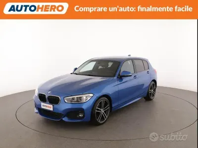 Usata BMW 116 M Sport 116 CV (85 kW) 2018 Blu Utilitaria