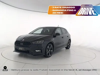 Usata Skoda Fabia Monte Carlo 110 CV (80 kW) 2023 Nero tulipano perlato Utilitaria