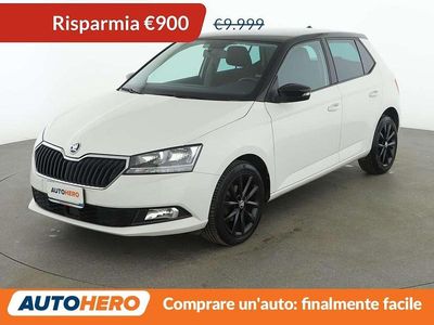 Usata Skoda Fabia 75 CV (55 kW) 2019 Bianco Utilitaria