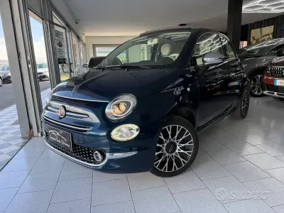 Usata Fiat 500C Collezione 69 CV (50 kW) 2019 Blu Cabrio