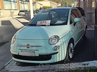 Usata Fiat 500 Lounge 69 CV (50 kW) 2014 Verde Utilitaria