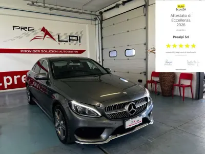 Usata Mercedes C220 Premium 173 CV (127 kW) 2017 Gray Berlina