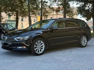 Usata VW Passat Trendline 120 CV (88 kW) 2017 Nero Station wagon