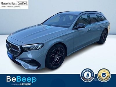 Usata Mercedes E220 AMG line 197 CV (144 kW) 2024 Grigio Station wagon