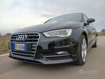 Usata Audi A3 Attraction 105 CV (77 kW) 2013 Nero Berlina