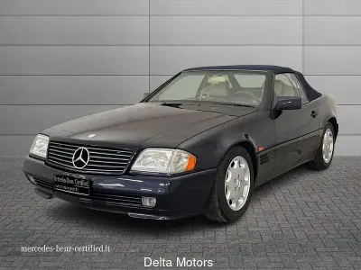 Usata Mercedes SL320 231 CV (169 kW) 1995 Blu scuro metallizzato Cabrio