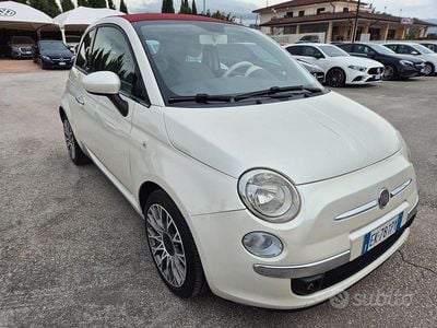 Usata Fiat 500C Lounge 95 CV (69 kW) 2011 Bianco Cabrio