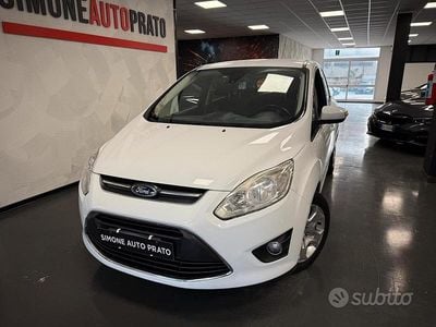 Usata Ford C-MAX Titanium 116 CV (85 kW) 2014 Bianco Monovolume