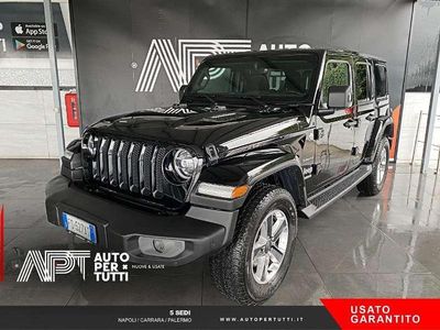 Usata Jeep Wrangler Unlimited Sahara 200 CV (147 kW) 2018 Nero SUV