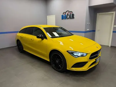 Usata Mercedes CLA250e Premium 160 CV (117 kW) 2021 Giallo sole Coupé