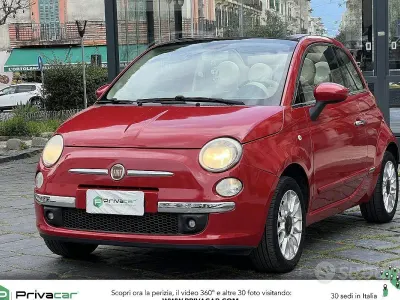 Usata Fiat 500C Lounge 69 CV (50 kW) 2012 Rosso Cabrio