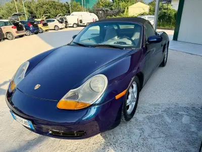 Usata Porsche 986 Boxster 204 CV (150 kW) 1996 Blu Cabrio