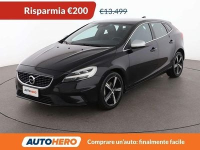 Usata Volvo V40 R-Design 120 CV (88 kW) 2017 Nero Station wagon