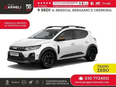Ny Dacia Sandero Extreme 122 HK (89 kW) 2026 Vit Halvkombi